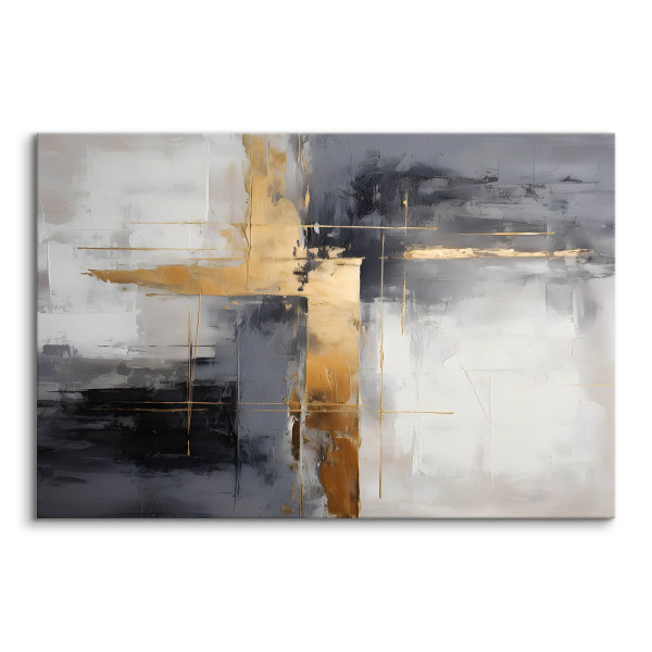 Obraz Abstrakcja Z Złotem Glamour 30x20cm
