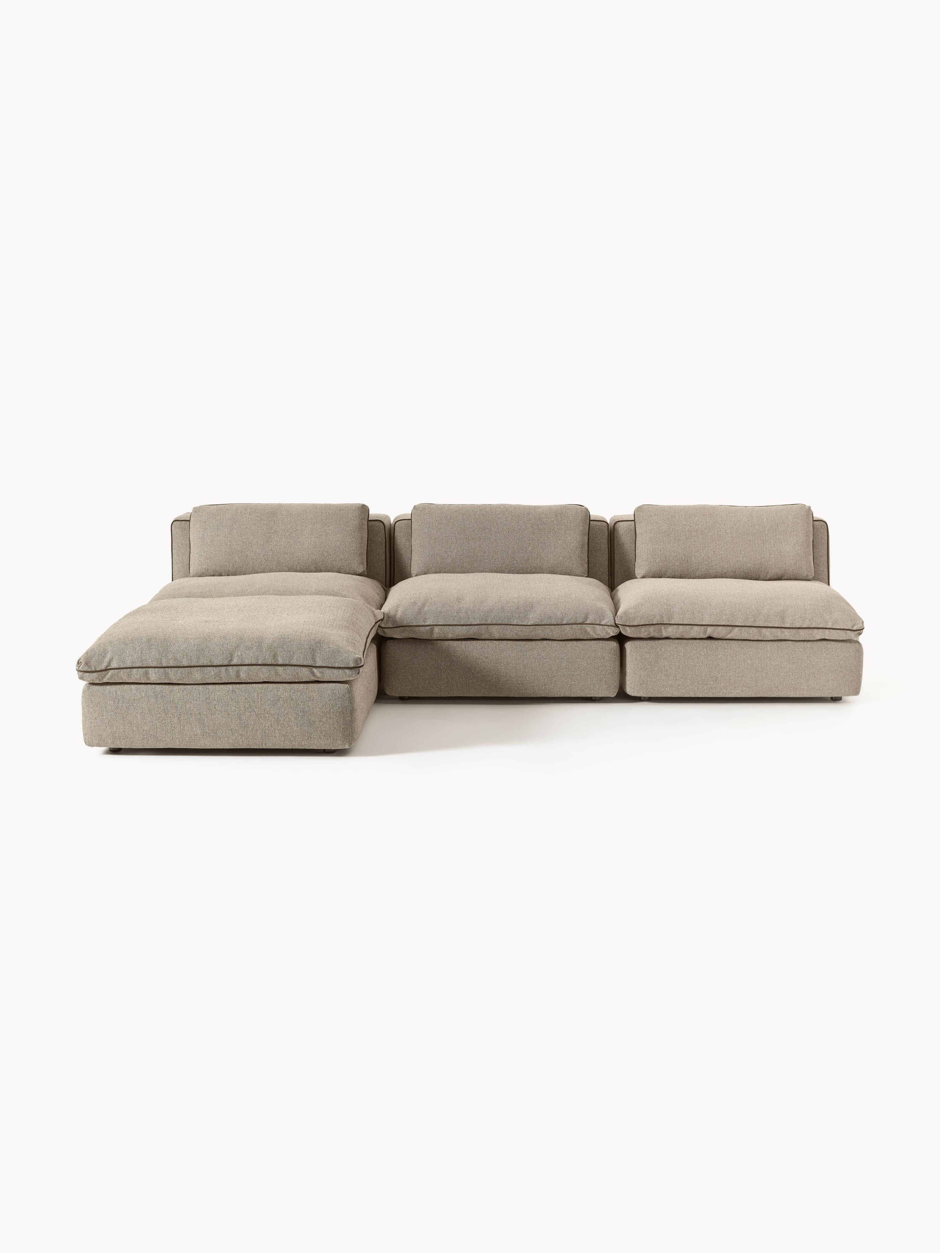 Modulares Sofa Felix mit Hocker (links/rechts)