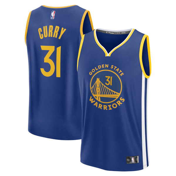 Seth Curry Golden State Warriors  Fast Break Replica Jersey - Blue - Icon Edition