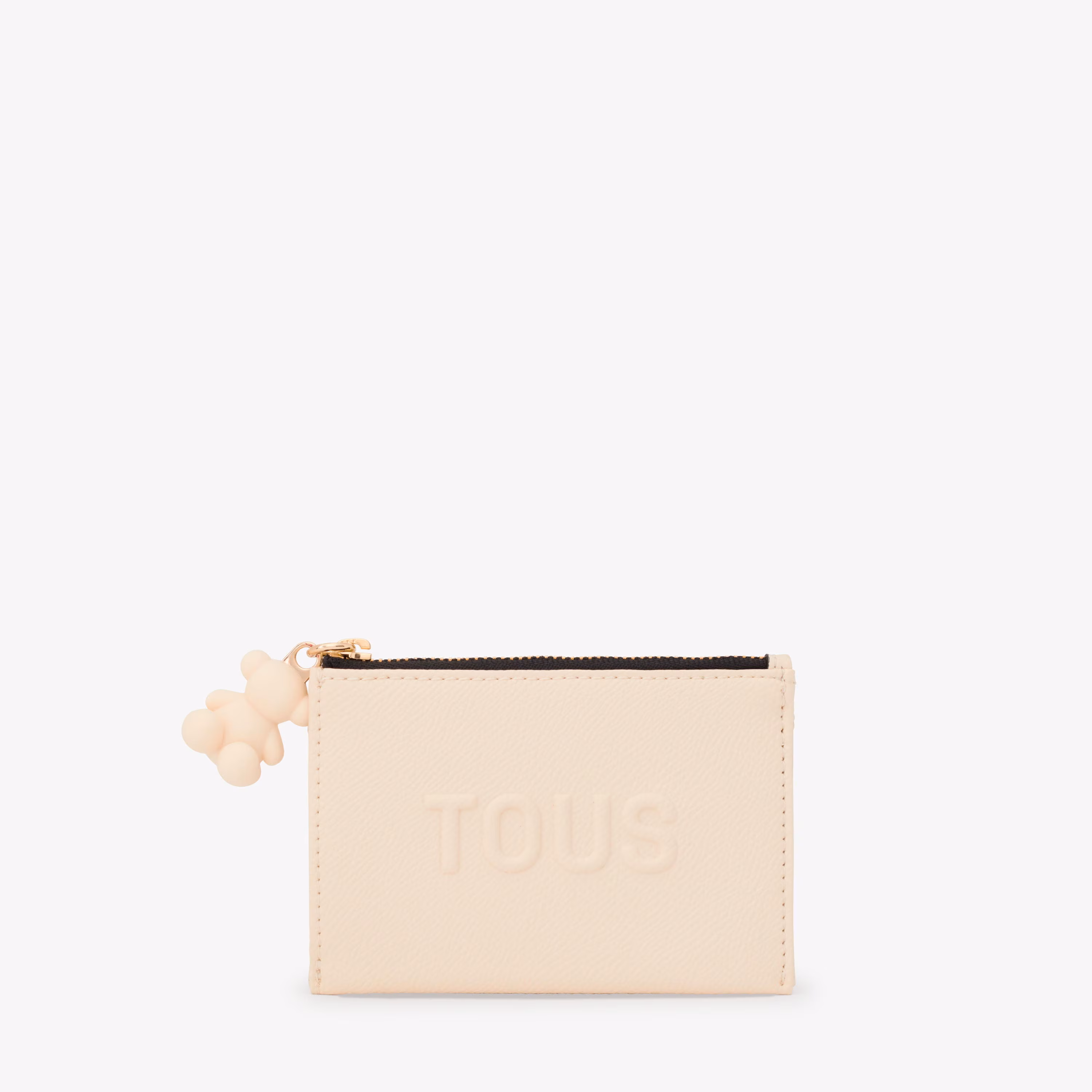 Monedero tarjetero beige TOUS La Rue New