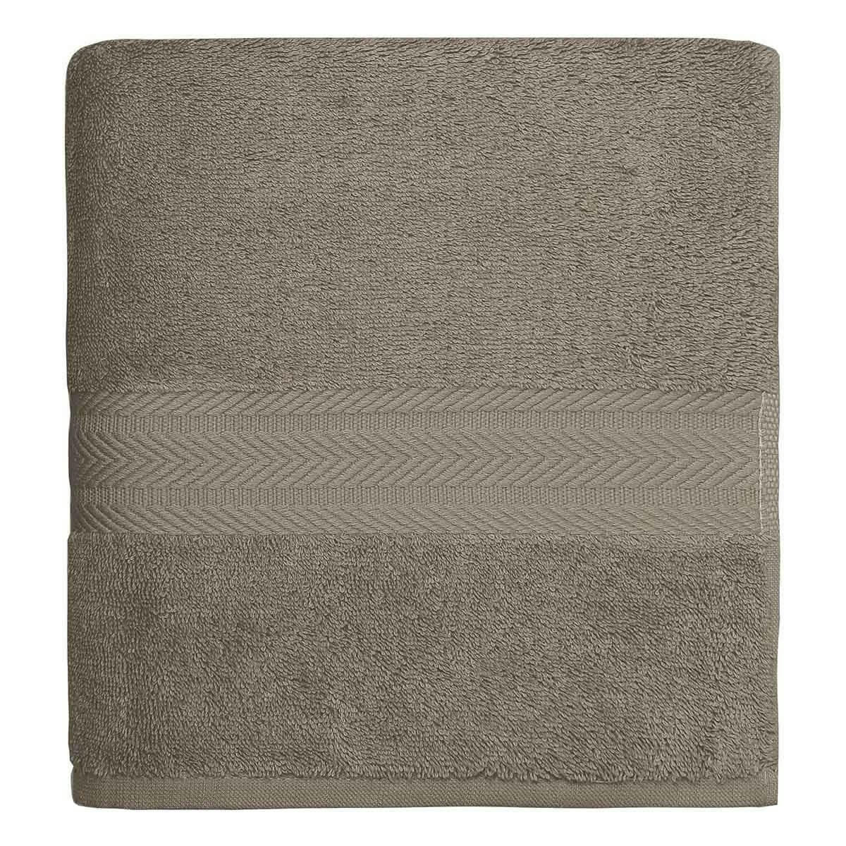 LUXURY - Serviette de toilette 550 gr/m²  mastic 50x100 cm