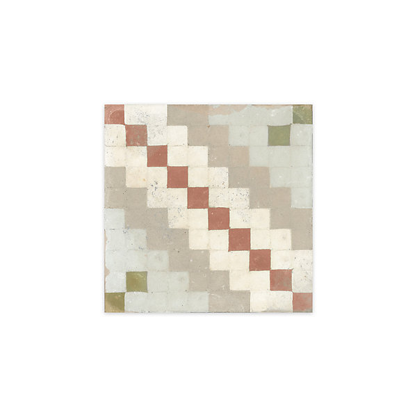 Carrelage Vintage effet Carreau ciment Multicolore Ardessa 22,3x22,3x0,9 cm Morava - Sol et mur intérieur (vendu par carton de 0,6