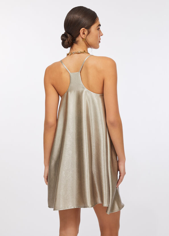 Abito in cr&ecirc;pe laminato