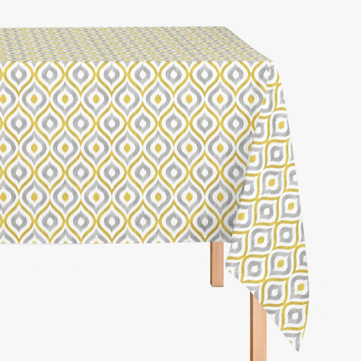 Nappe rectangulaire coton motif géométrique, Ethna