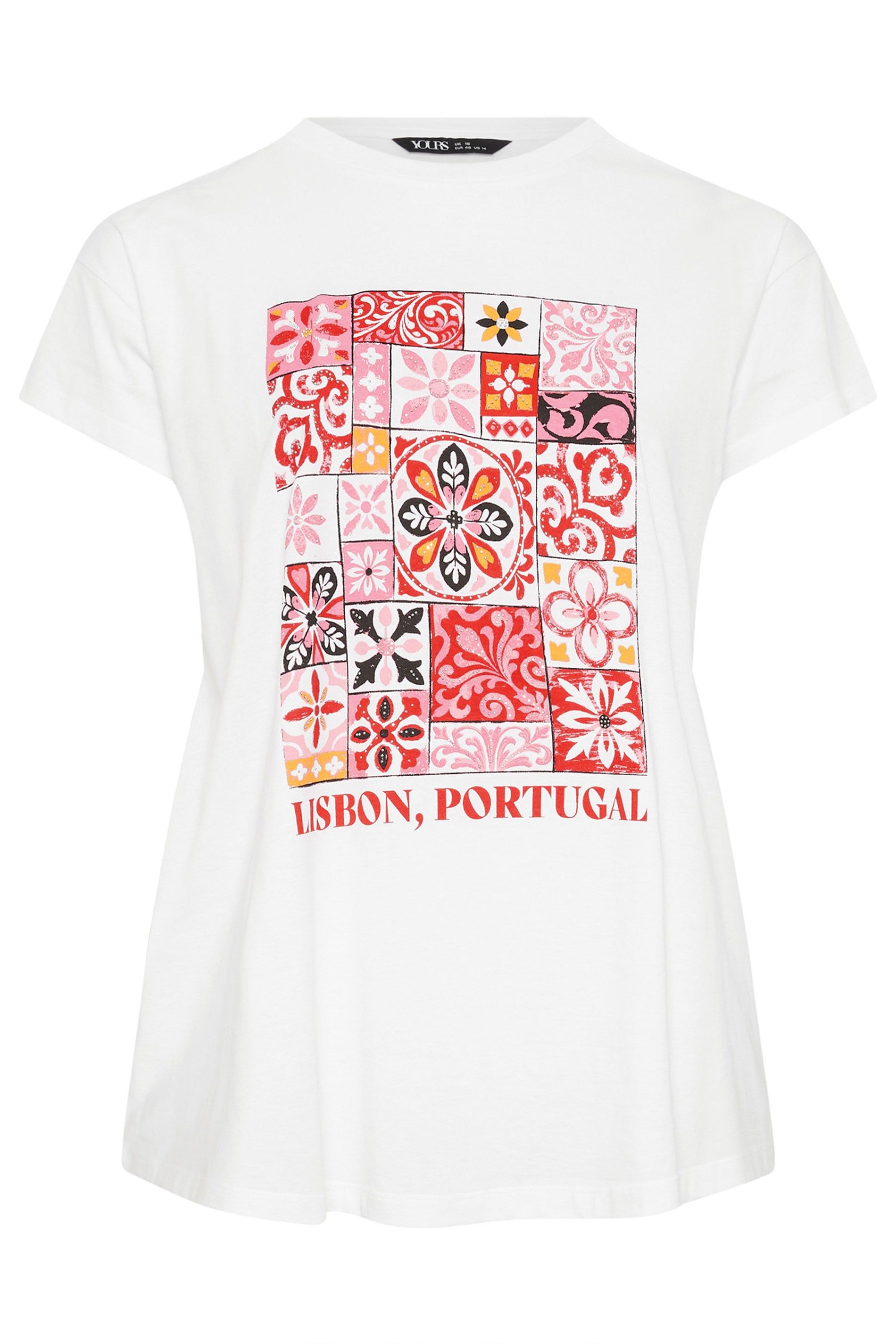 Yours Lisbon Portugal' Graphic T-Shirt