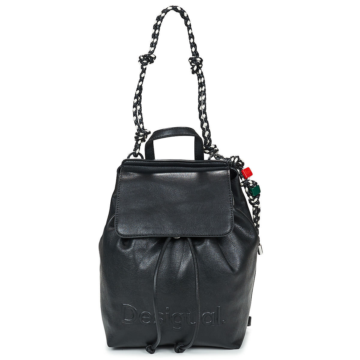 Desigual - BACKPACK HALF LOGO LUENA - Black