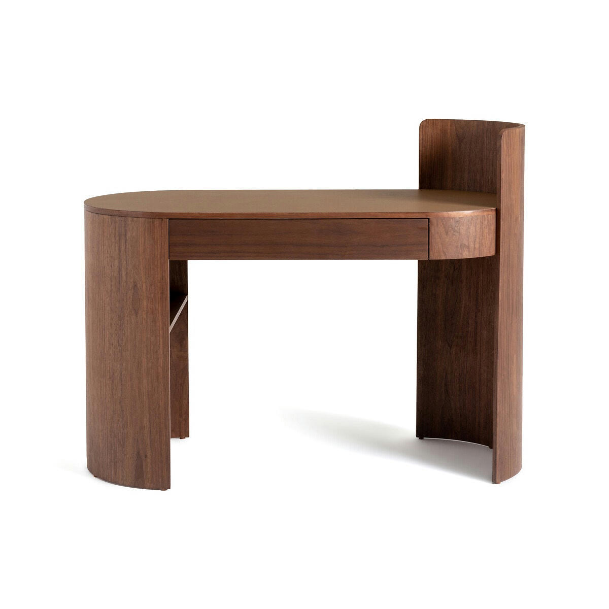 Bureau noyer/cuir, Abbas