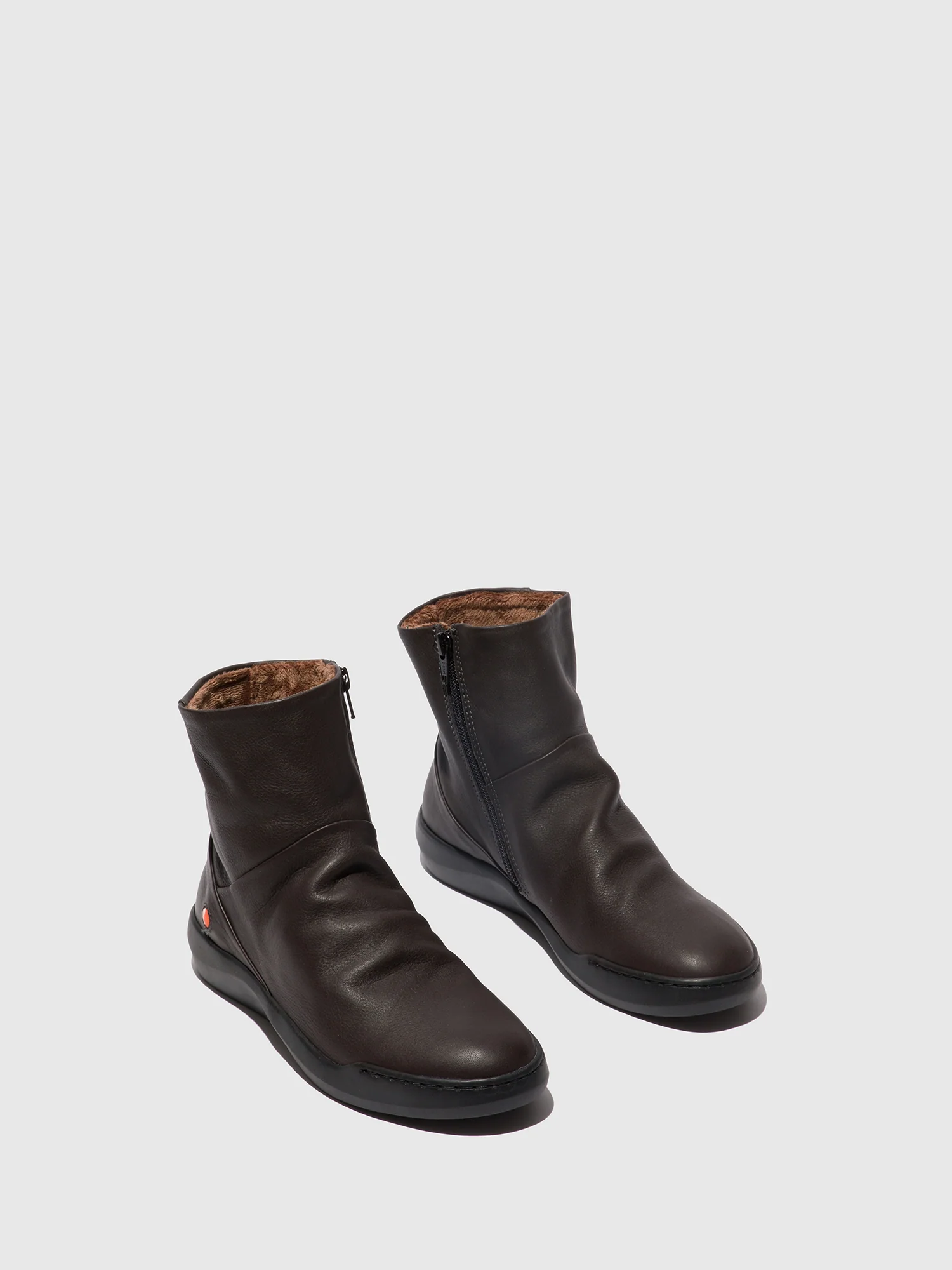 Botins com Fecho BLER550SOF Dark Oak