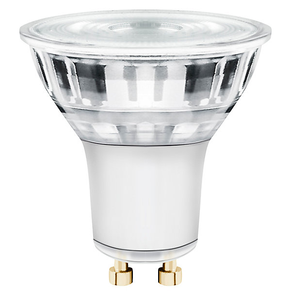 Lot 3 ampoules LED spot réflecteur GU10 345lm 3.6W = 35W Ø5cm Diall blanc chaud