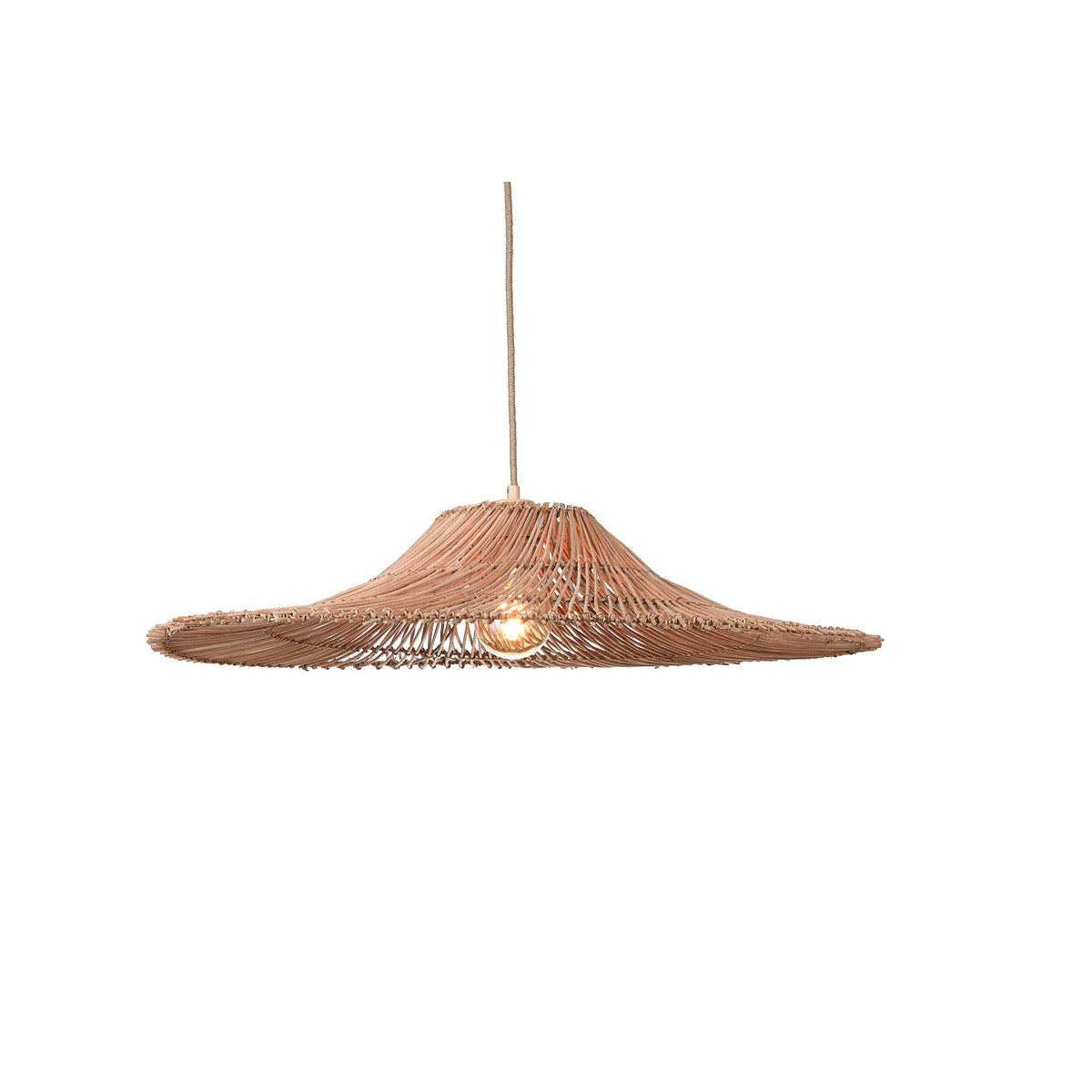 GOOD&MOJO hanglamp CANCUN - bruin - Ø70cm