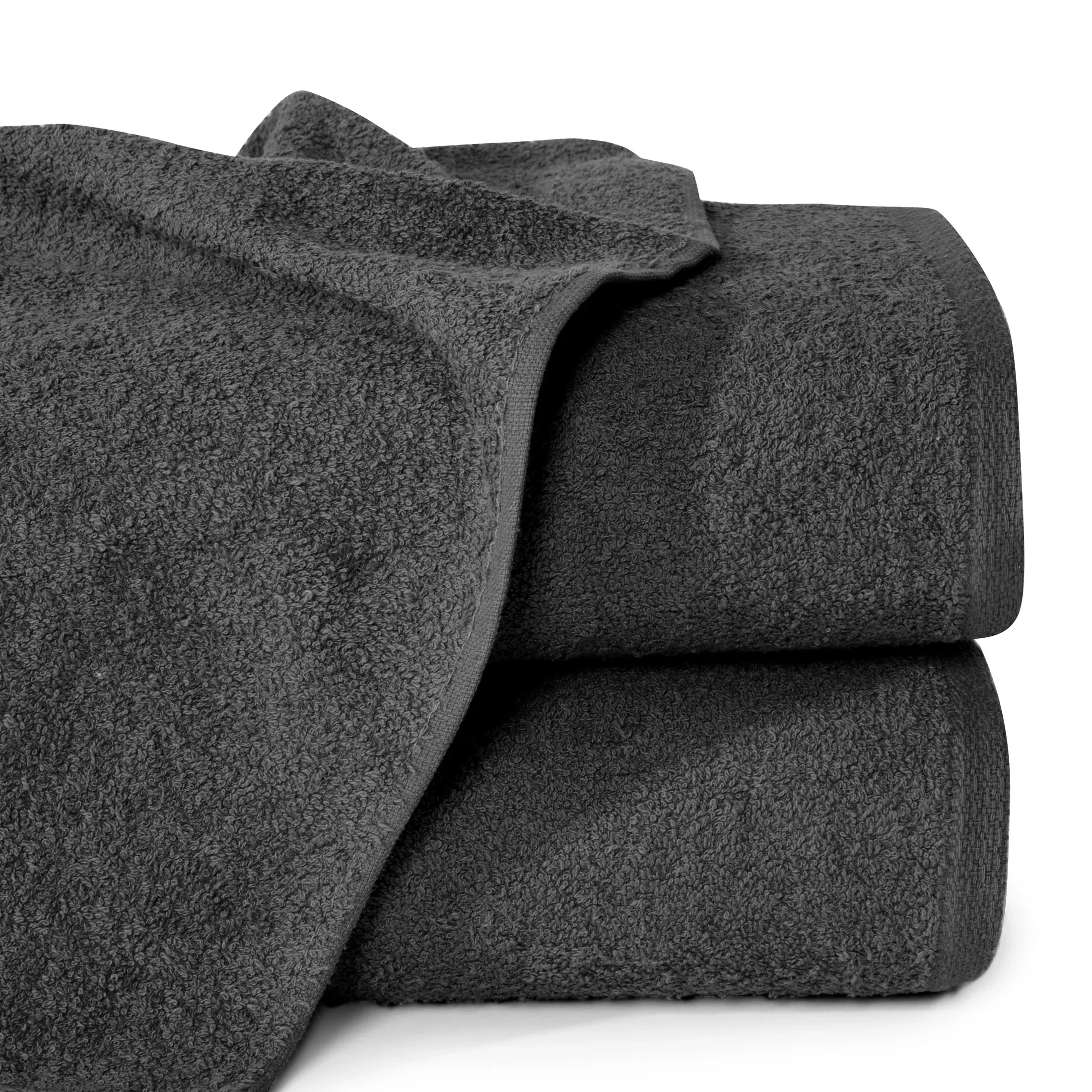 Ręcznik kąpielowy 50x90 cm bawełniany kolor czarny 400 g/m2 GŁADKI 1