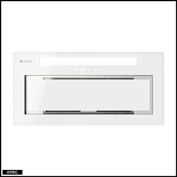 Hotte Casquette Aspirante Silencieuse - 60 cm - 525 m3/h - LOTEO - Blanc