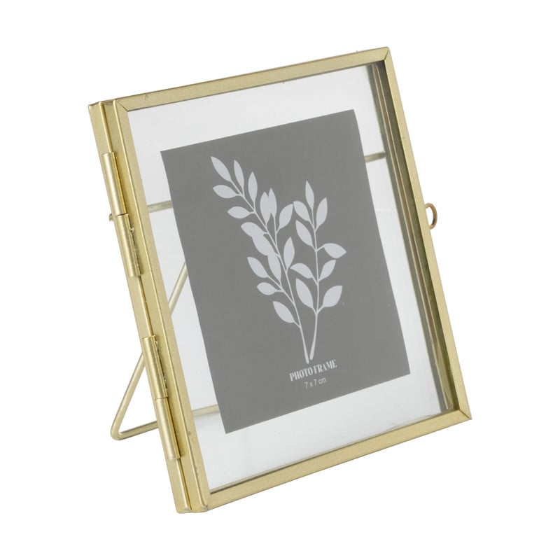 Fotolijst mini - goudkleurig - 10x10 cm