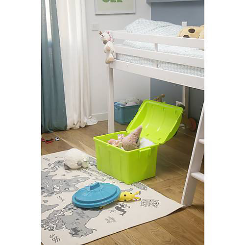 Curver 259604 Boîte de rangement PIRATES 75 ans 50 L lilas métallisé