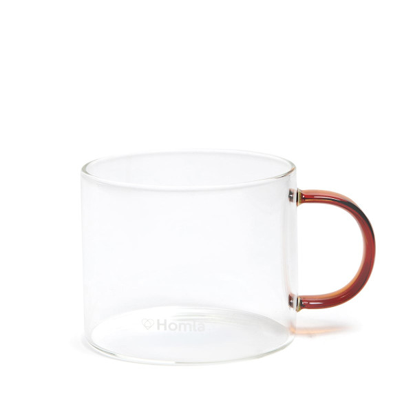 Szklanka GLOSSY z miodowym uchem 0,35 l HOMLA