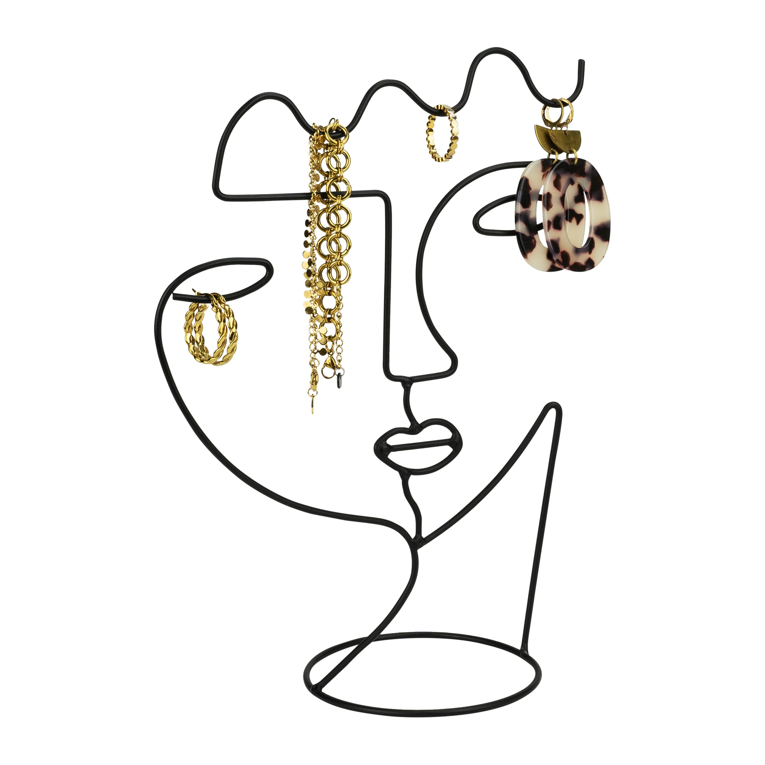 LYVION Sieradenrekje - Abstract - Zwart