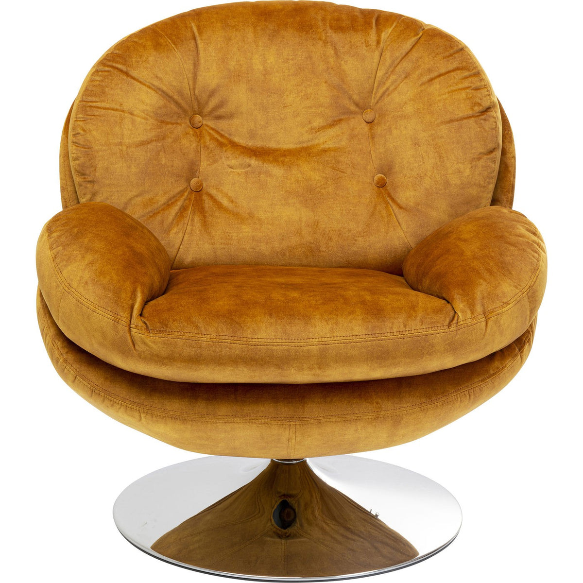 Kare Design Draaifauteuil Cosy Amber
