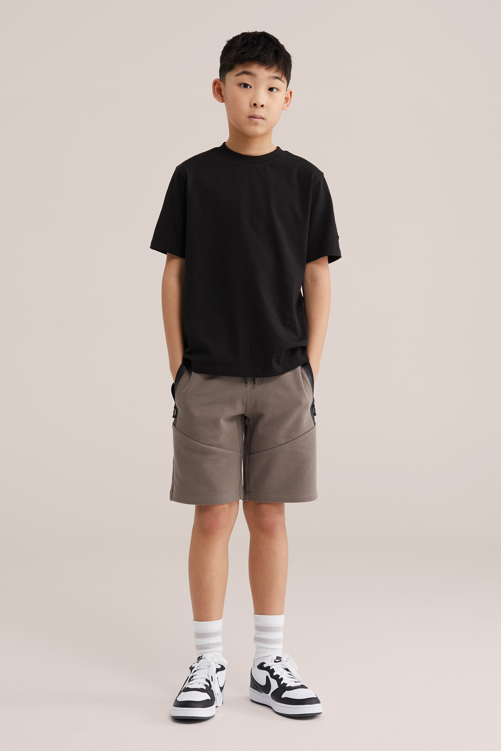 Jongens regular fit sweatshort