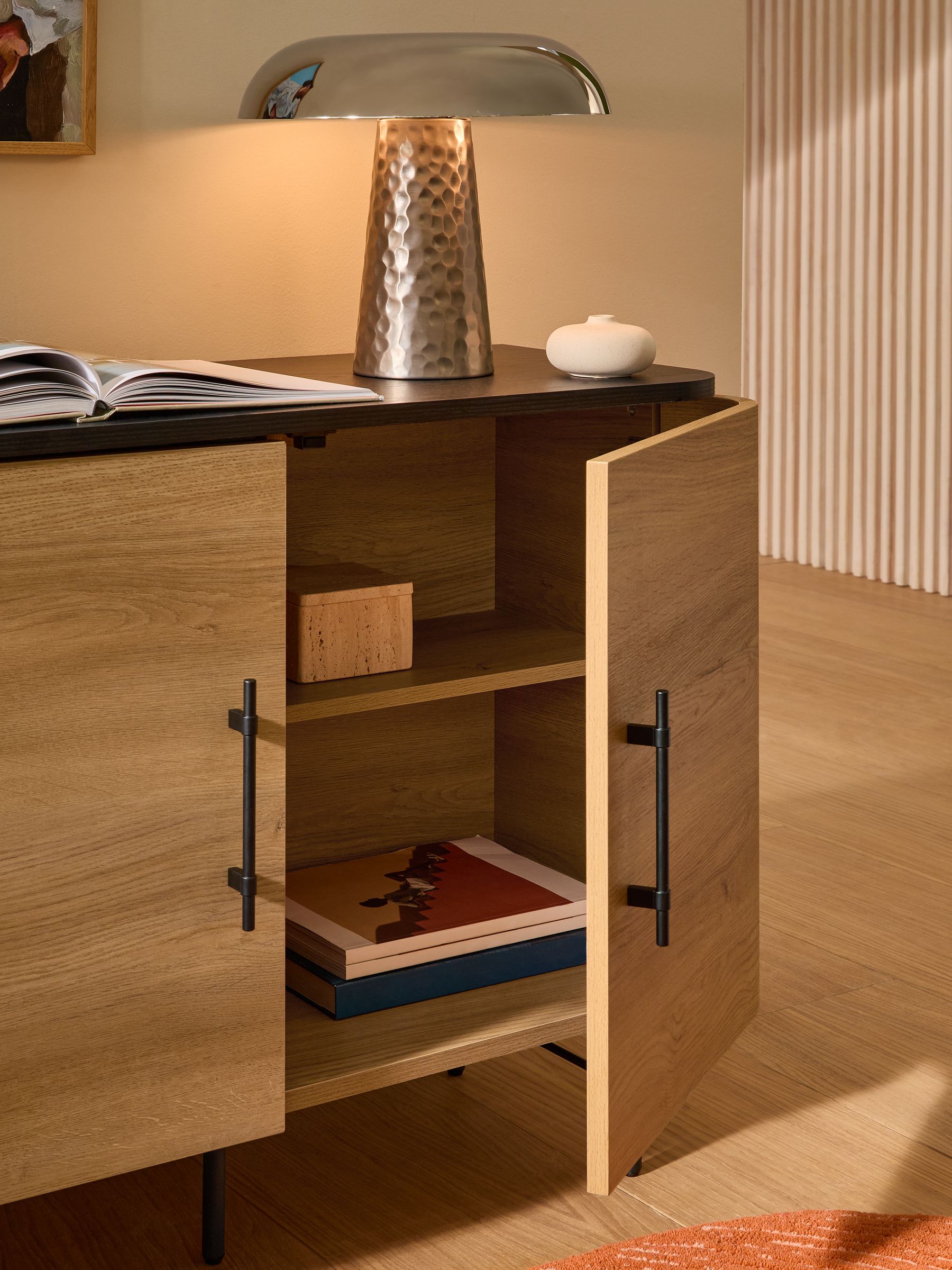 Zeke Small Sideboard in Oak Effect