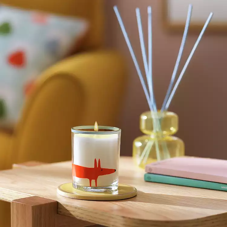 Habitat x Scion Glass Candle - Mandarin & Violet