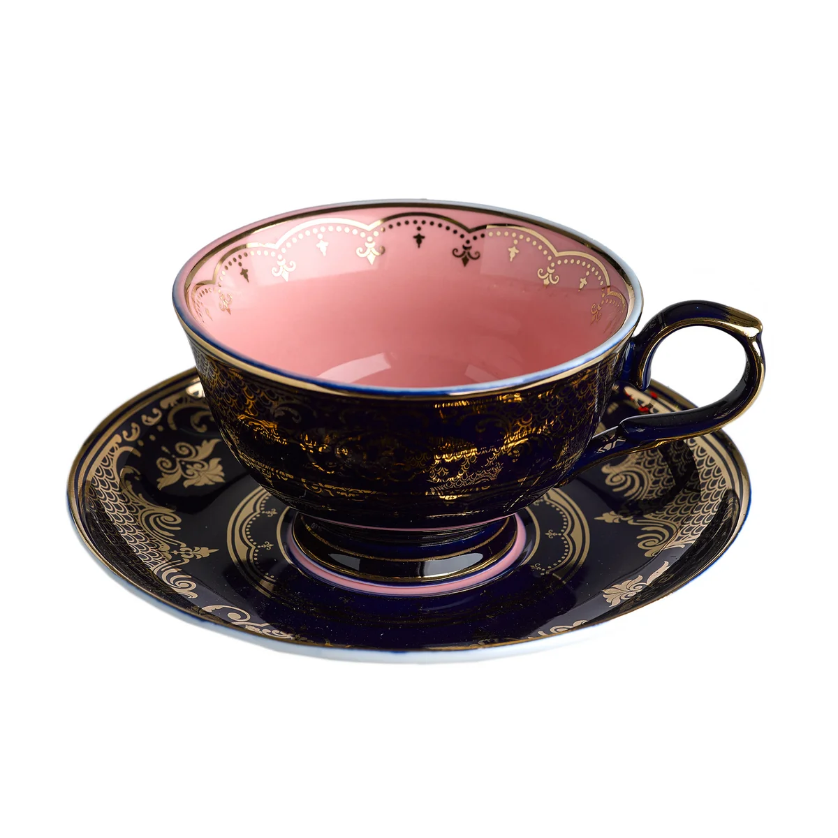 POLSPOTTEN - Grandpa Tasse mit Untertasse, mehrfarbig (4er-Set)