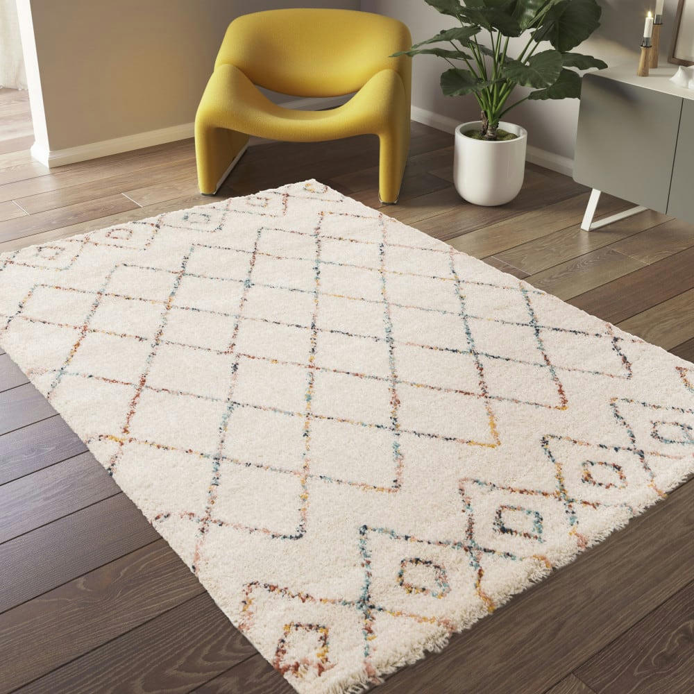 LARA - Tapis d'inspiration berbère multicolore 160x230 cm