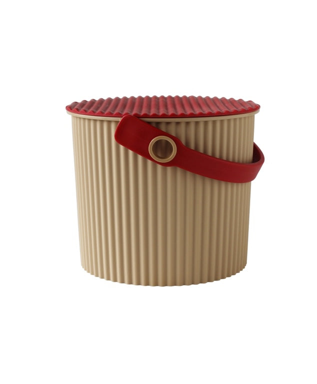 Hachiman Omnioutil Opbergemmer - Mini - Beige/Rood