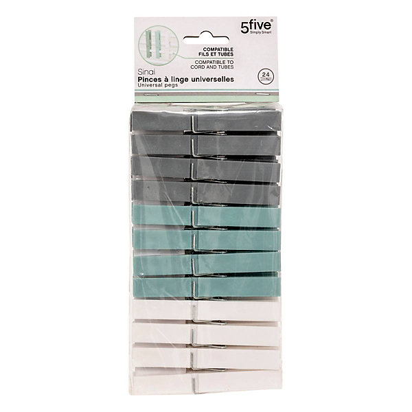 Lot de 24 pinces à linge Sinai - Multicolore- 5five