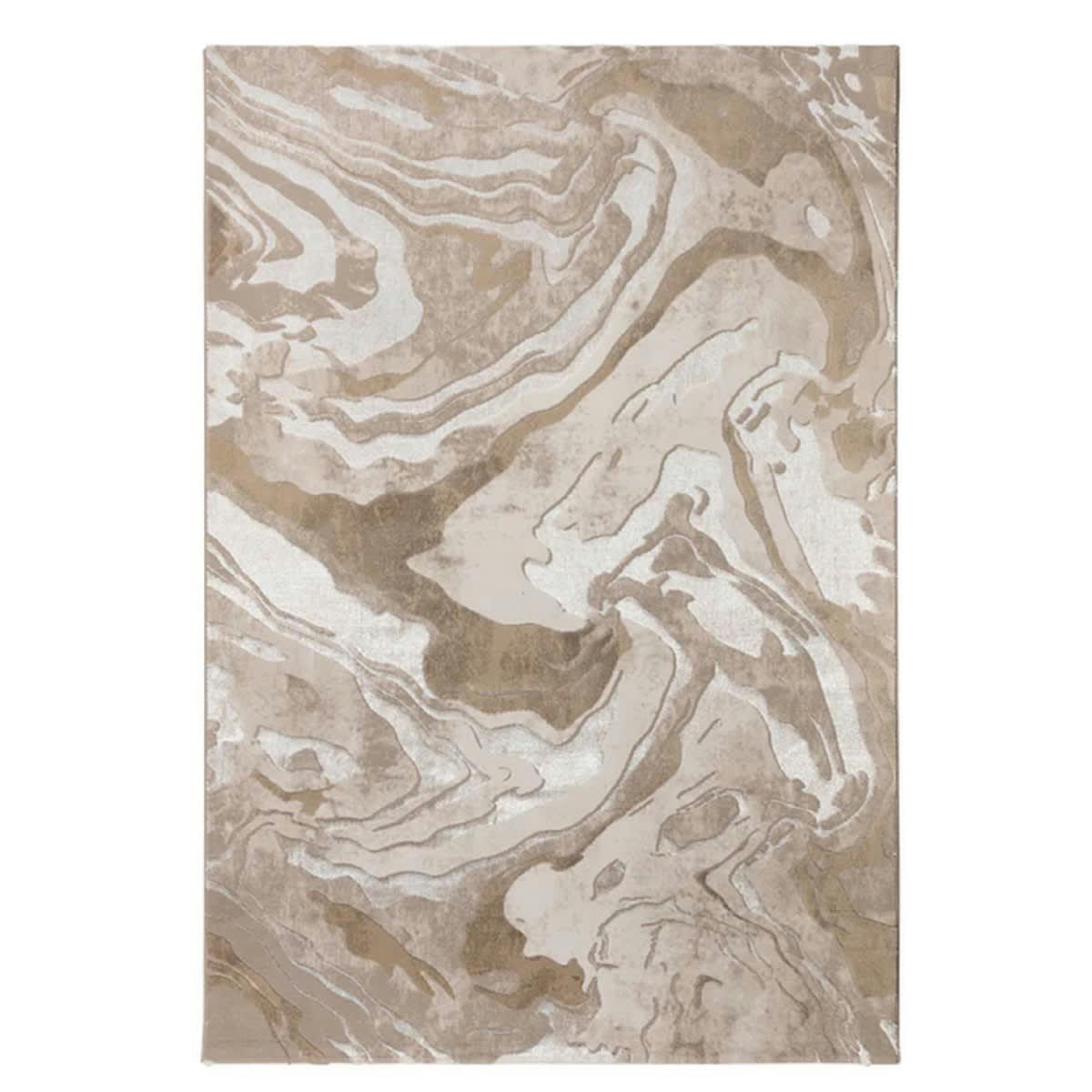 SIRE - Tapis de salon en polypropylène beige 200x290 cm