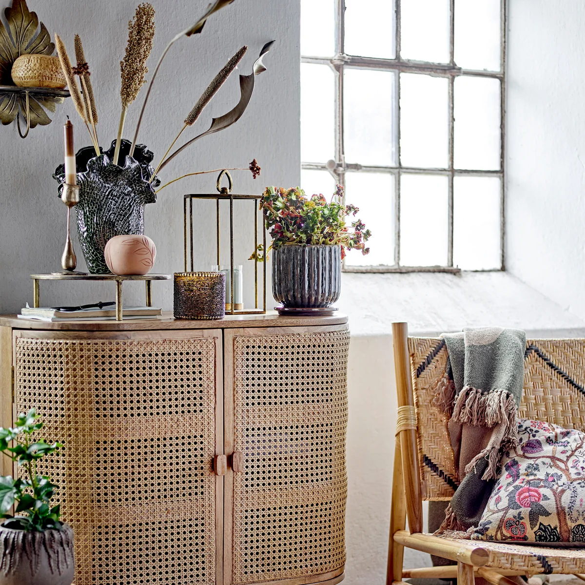 Bloomingville - Isabela Teelichthalter, gold