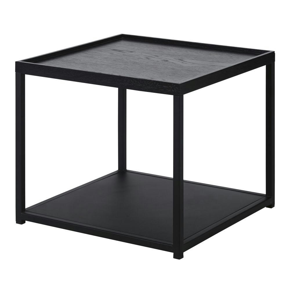 Blackhill Business - Table de chevet professionnelle noire