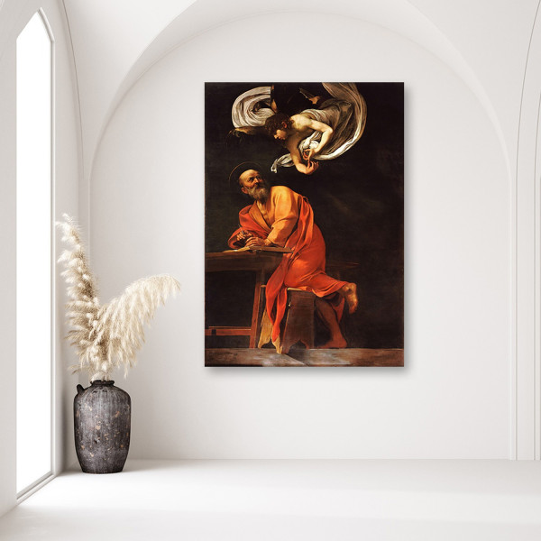 Feeby Obraz Św. Mateusz i anioł – Caravaggio 40x60
