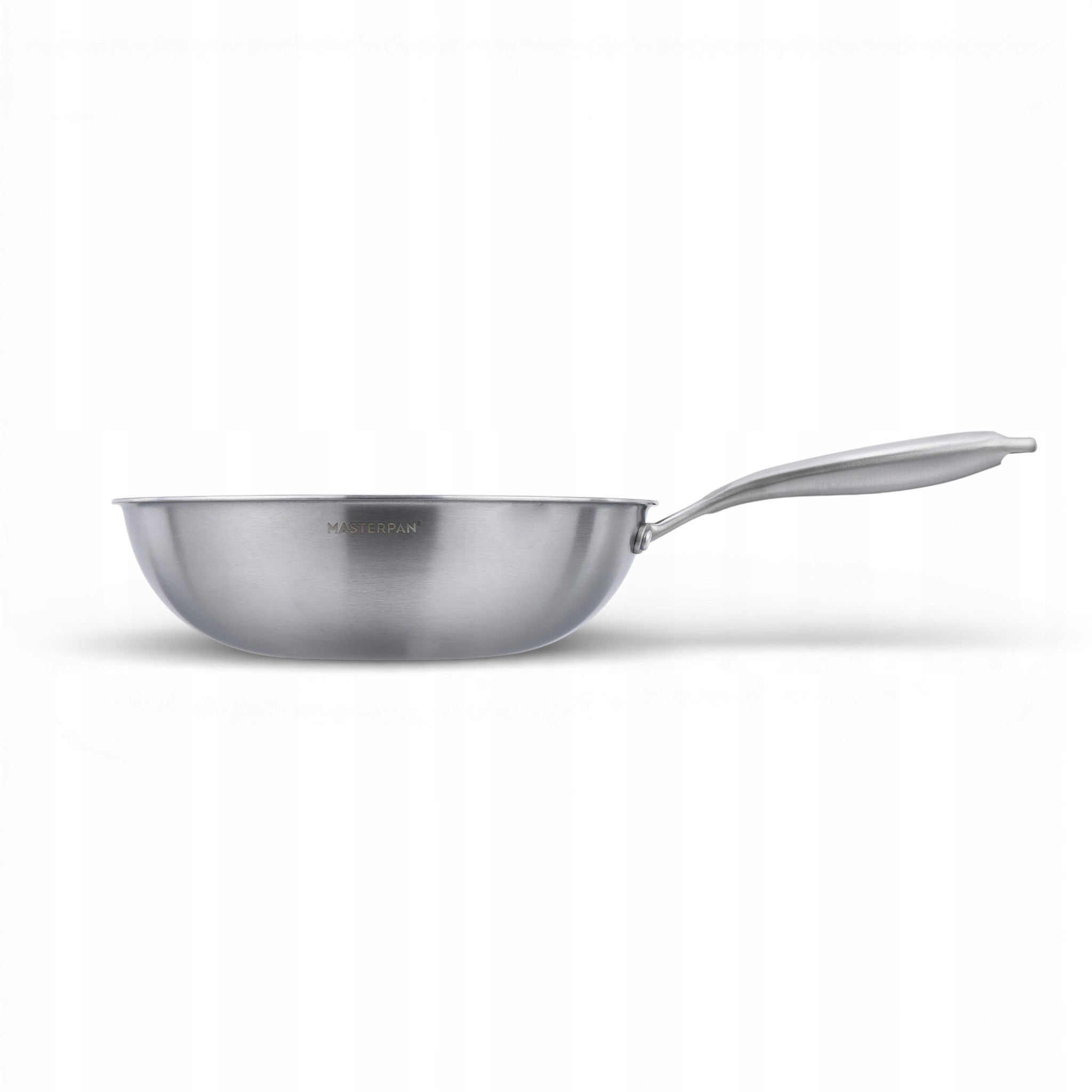 Wok 28 Cm Stal Nierdzewna Masterpan Indukcja Gaz