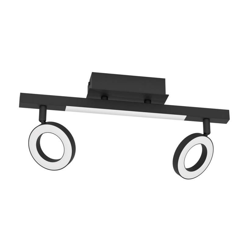 Spot LED Cardillio 2 noir 2 x 3,2 W et 3,3 W EGLO