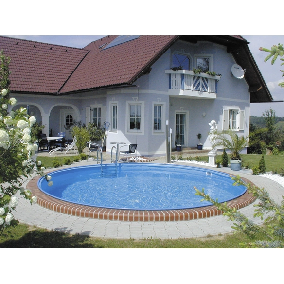 Rundpool Set , rund, Ø x H: 350 x 150 cm