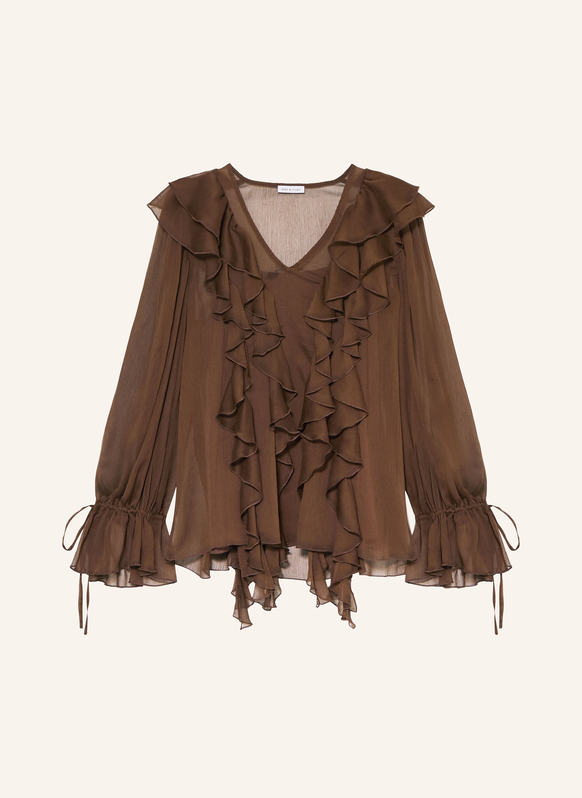 MRS & HUGS Blusenshirt mit Volants