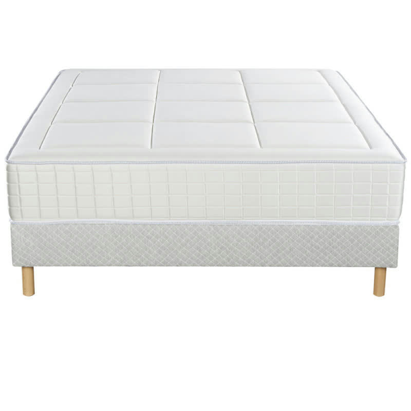 SPRING 2600 - Ensemble Matelas à ressorts Sommier Tradition 160x200 cm