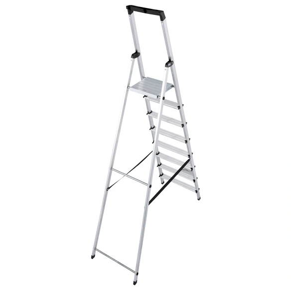 Stufen-Stehleiter »MONTO Solidy«, 8 Sprossen, Aluminium