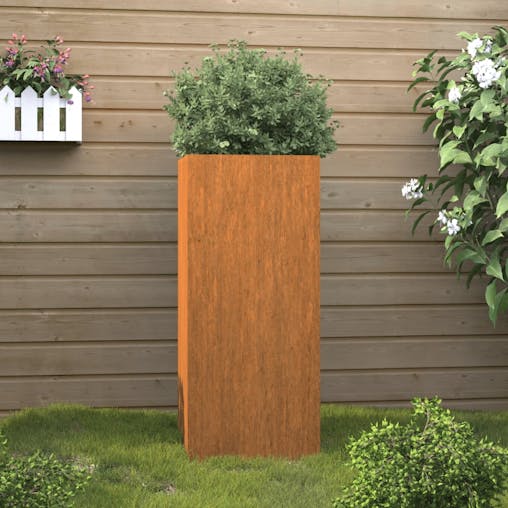 NNEVL Planter 32x27.5x75 cm Corten Steel