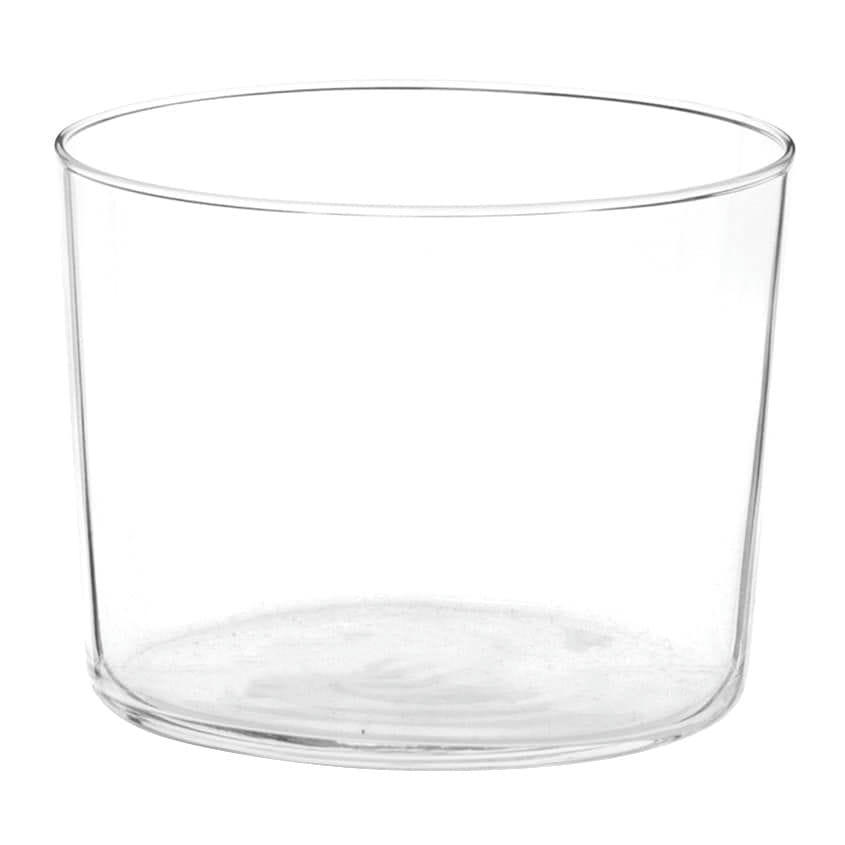 NIWA - Gobelet en verre transparent et filet blanc