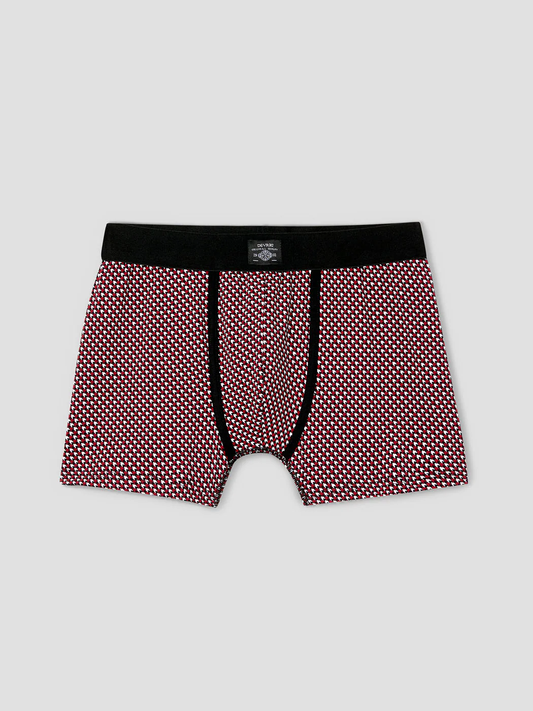 Boxer en coton élasthanne à motif
