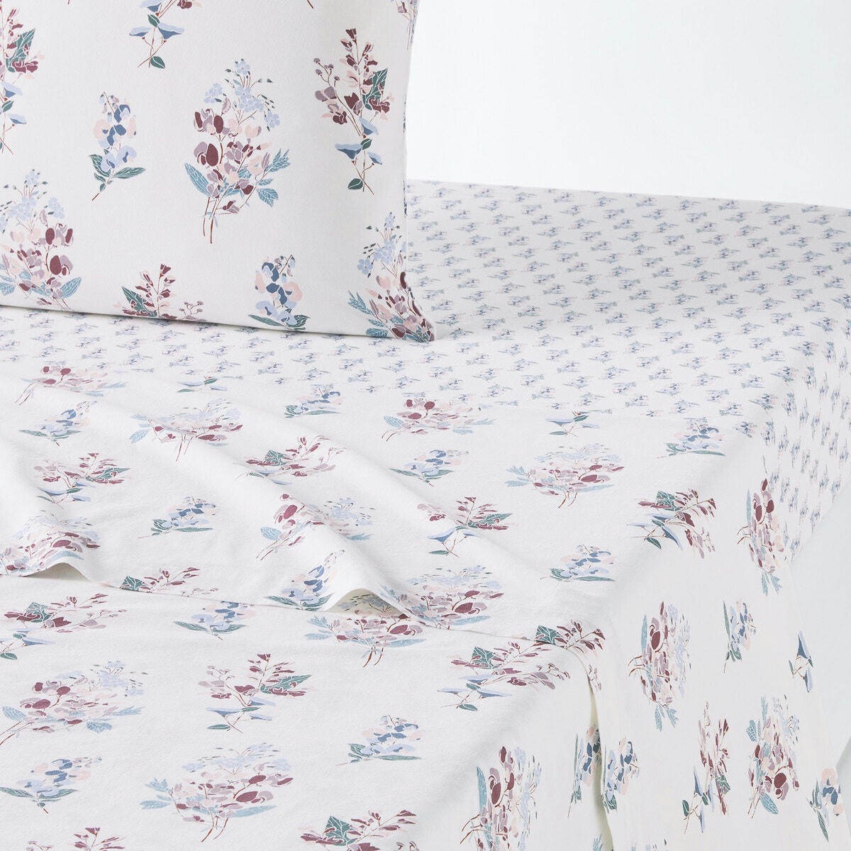 Drap plat coton lavé, Jeanne