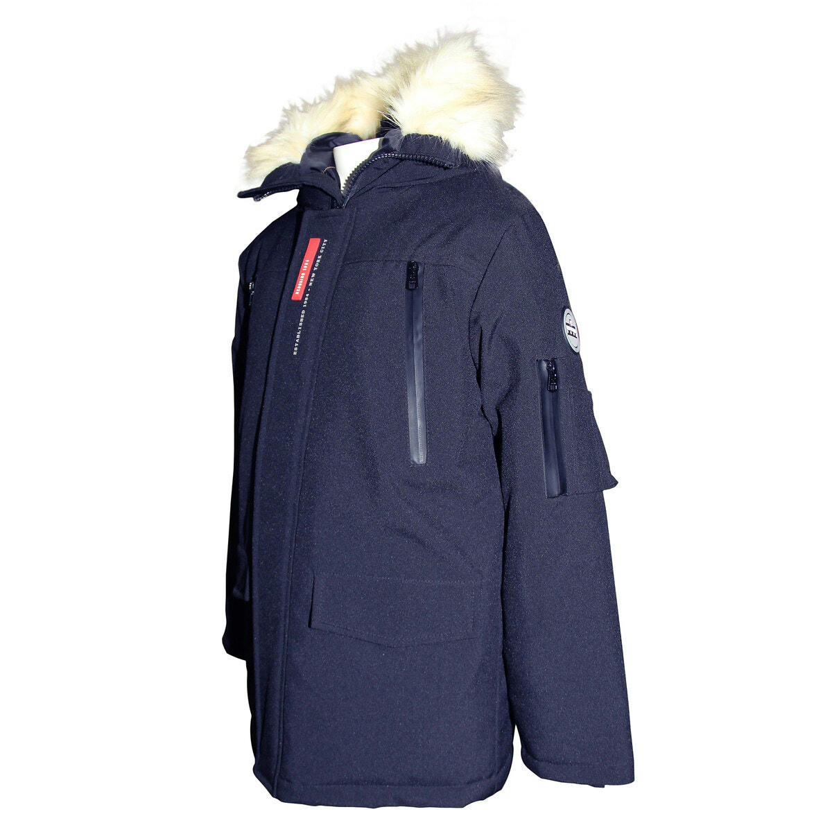 Parka longue à capuche