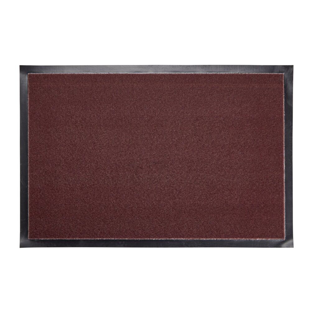 Tapis d'entrée rectangulaire antidérapant absorbant polyester et PVC (3 modèles)
