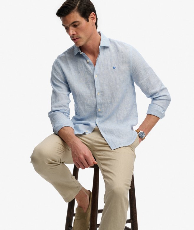 Riviera Long Sleeve Linen Shirt