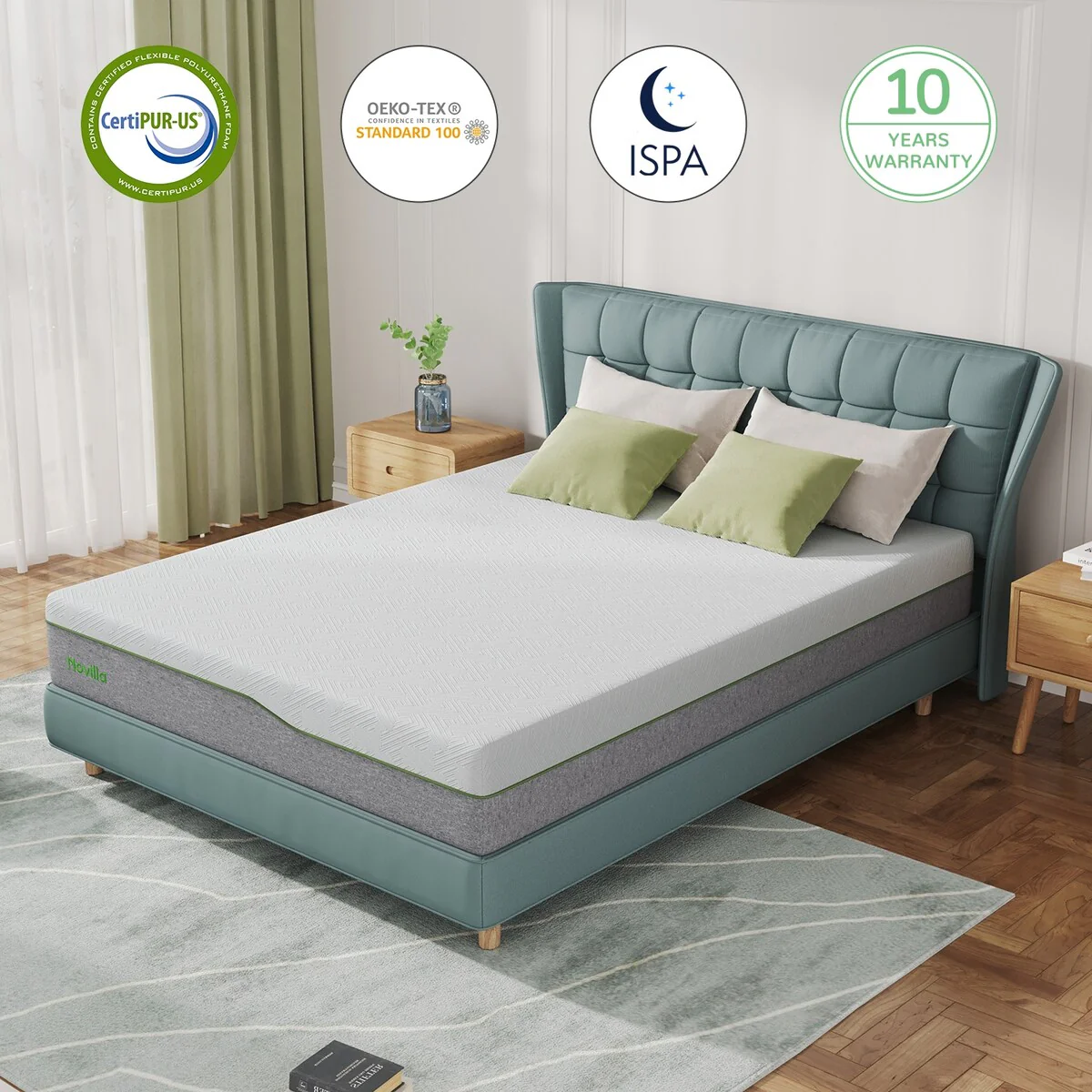 Novilla 12-inch Gel Memory Foam Mattress in a Box
