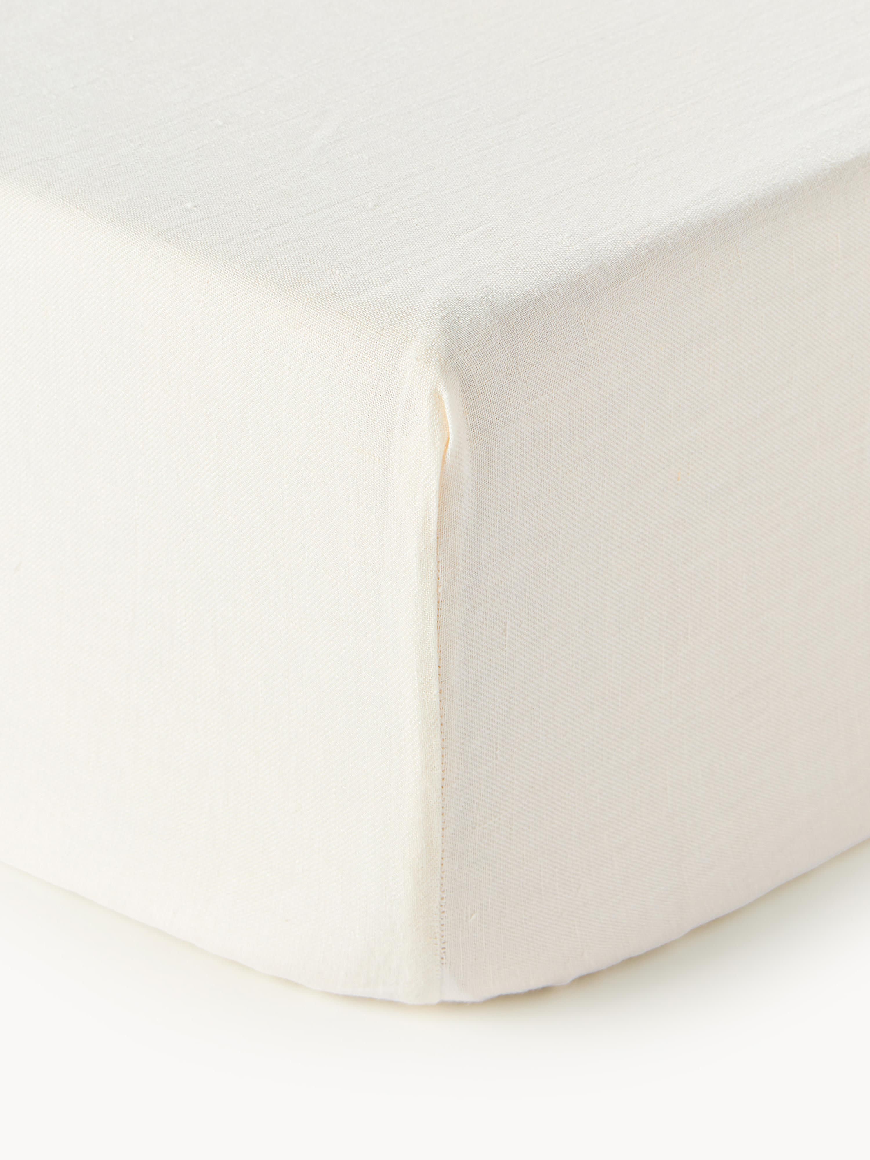 Leinen-Boxspring-Spannbettlaken Linna