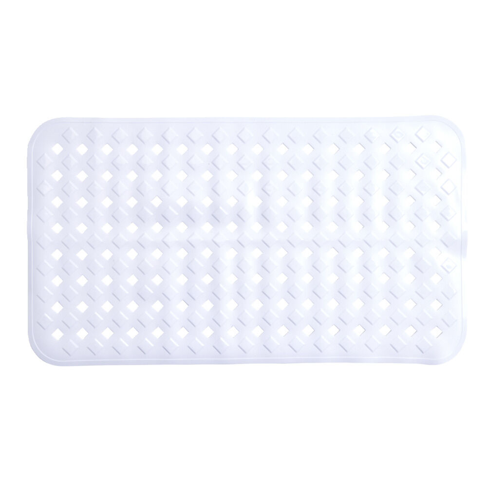 Tapis fond de douche plastique perforé blanc 39x70cm