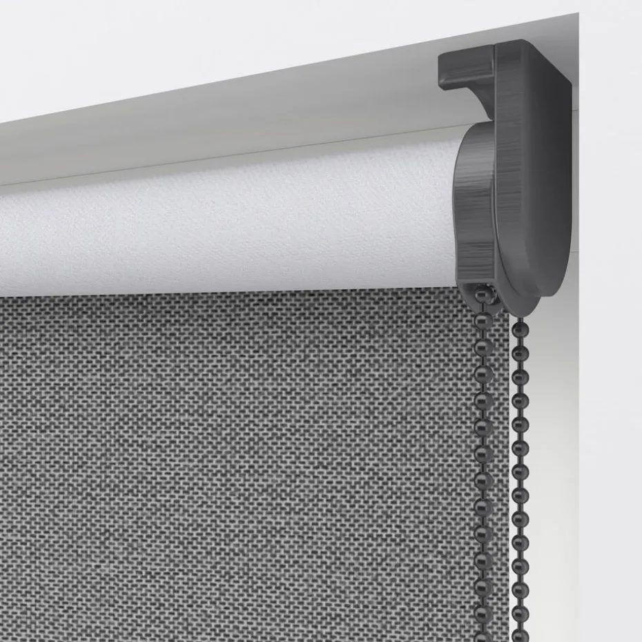Kwantum Rolgordijnen | Fenstr Rolgordijn Fiene  Verduisterend Grijs