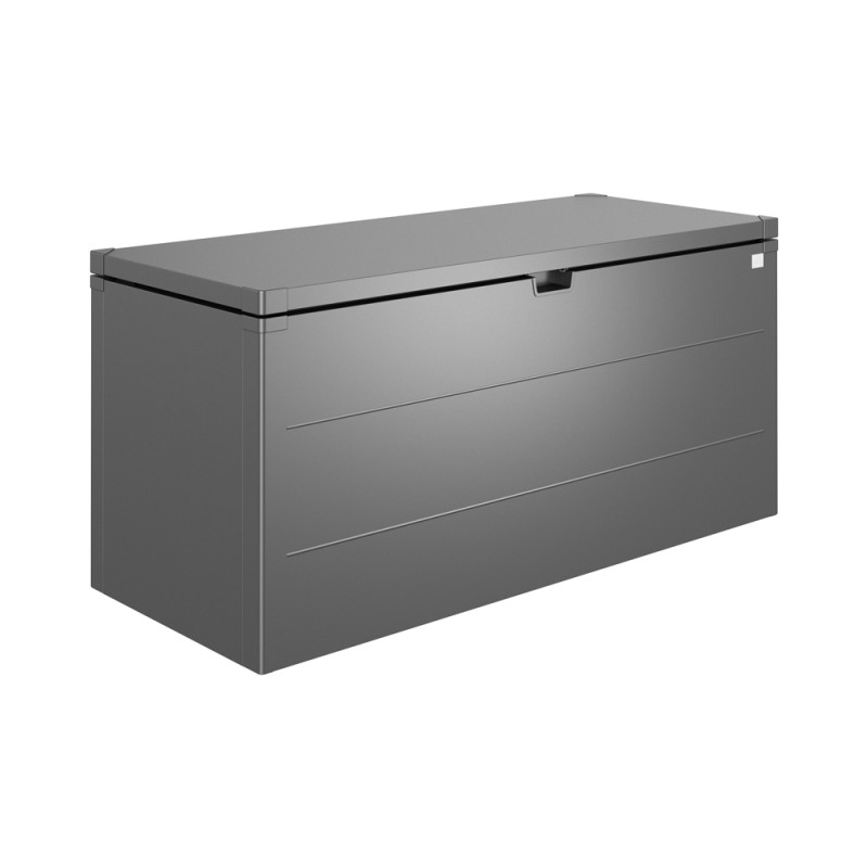 Coffre de jardin StyleBox gris foncé 1,7 x 0,7 x 0,81 m BIOHORT